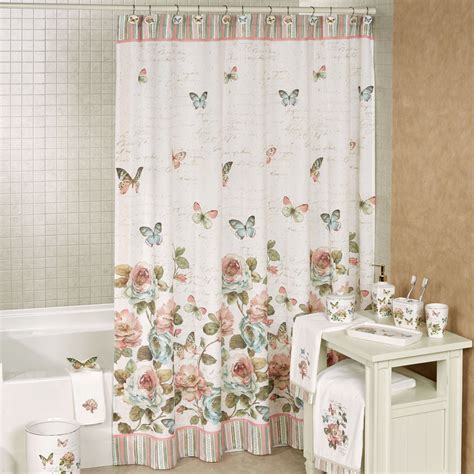 butterfly shower curtain sets|butterfly garden shower curtain.